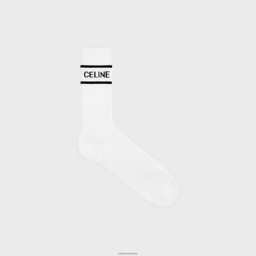 accesorii ro CELINE bărbați ciorapi din bumbac cu dungi 8R6R602197