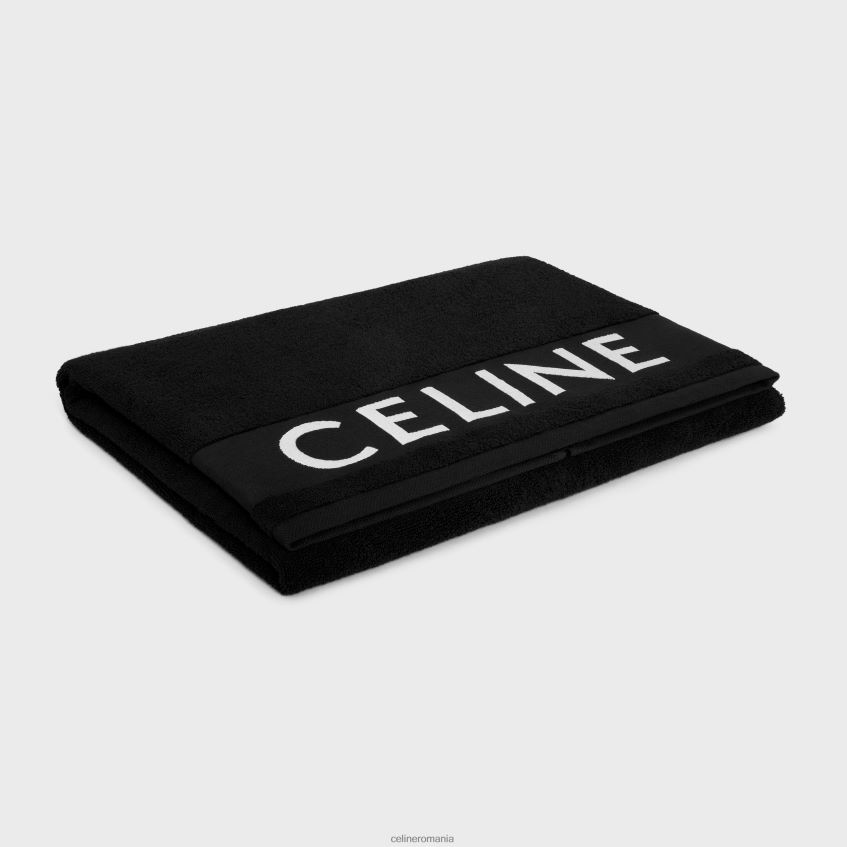 accesorii ro CELINE bărbați prosop de plaja din bumbac terry 8R6R602269