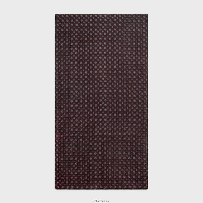 accesorii ro CELINE femei furat în muselină de cașmir cu imprimeu biscotto 8R6R601199