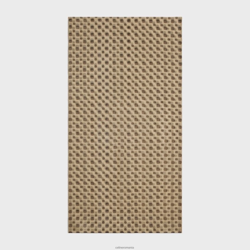 accesorii ro CELINE femei furat în muselină de cașmir cu imprimeu biscotto 8R6R601201