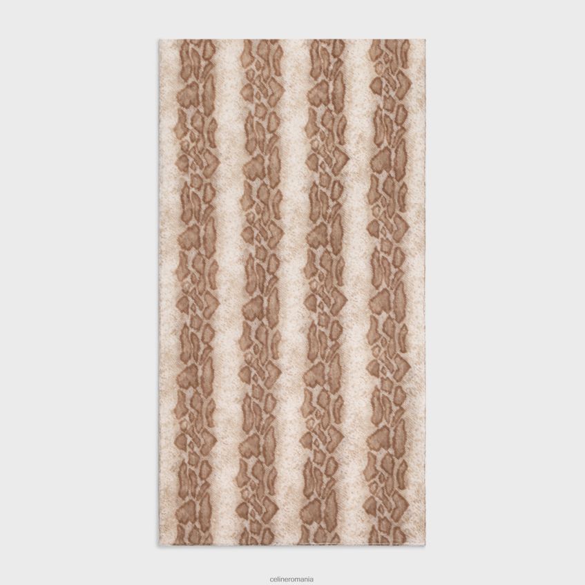 accesorii ro CELINE femei furat în muselină de cașmir cu imprimeu de șarpe 8R6R601202