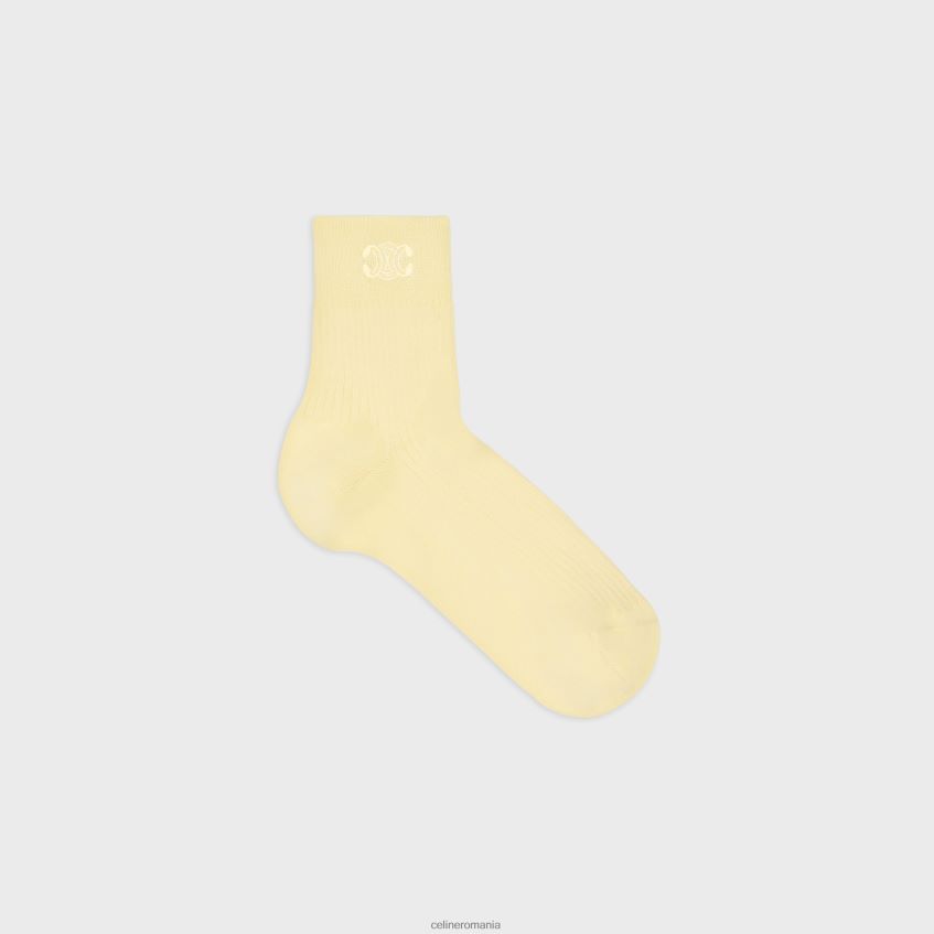 accesorii ro CELINE femei șosete triomphe din bumbac 8R6R601229