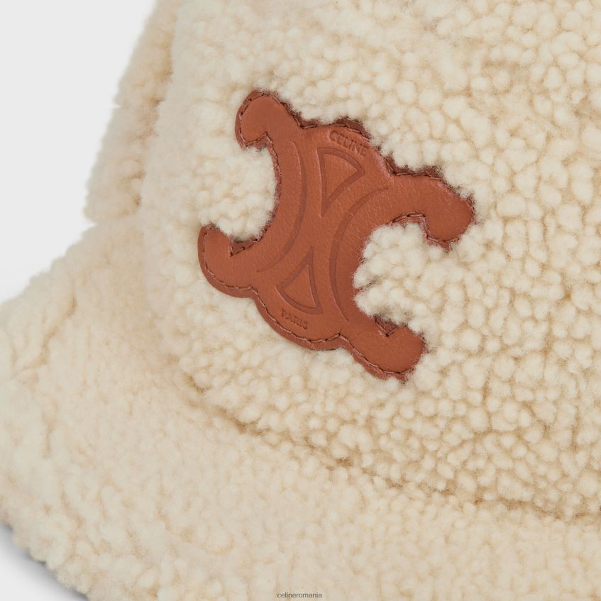accesorii ro CELINE femei triomphe shapka în shearling 8R6R601192