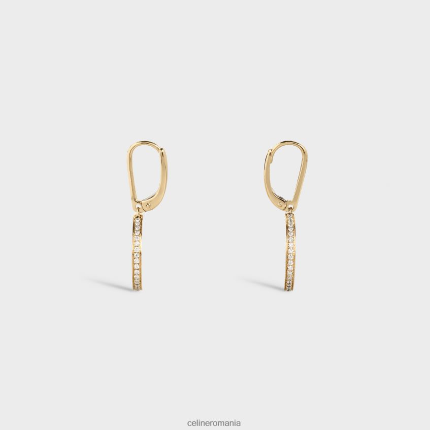 accesorii ro CELINE femei cercei medaille cu diamante 8R6R601415