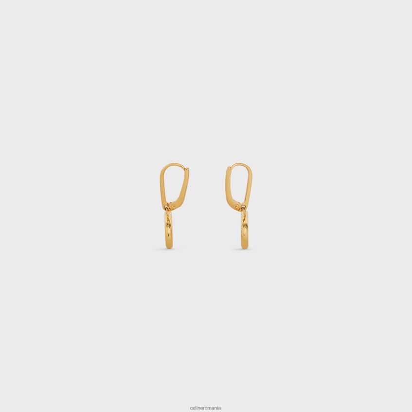 accesorii ro CELINE femei cercei mobili triomphe din alamă cu finisaj 8R6R601317