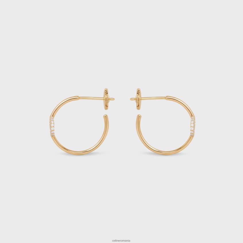 accesorii ro CELINE femei cercuri triomphe maillon în diamante 8R6R601380