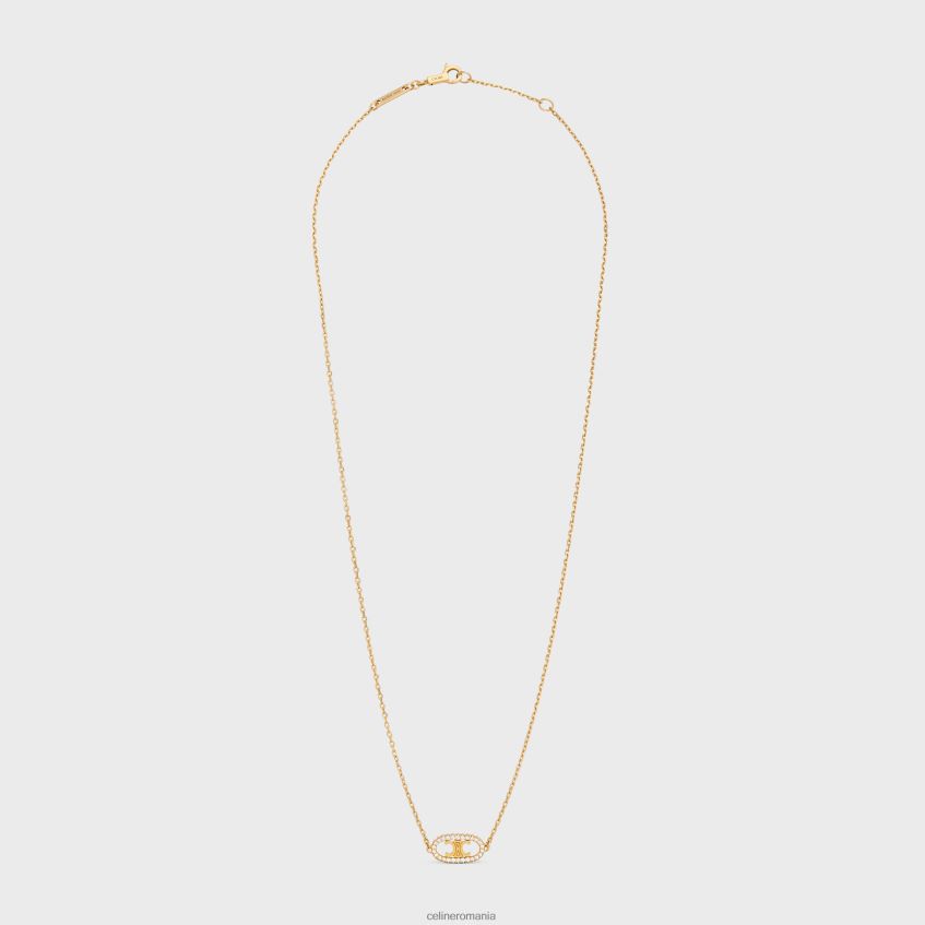 accesorii ro CELINE femei colier maillon triomphe din diamante 8R6R601378