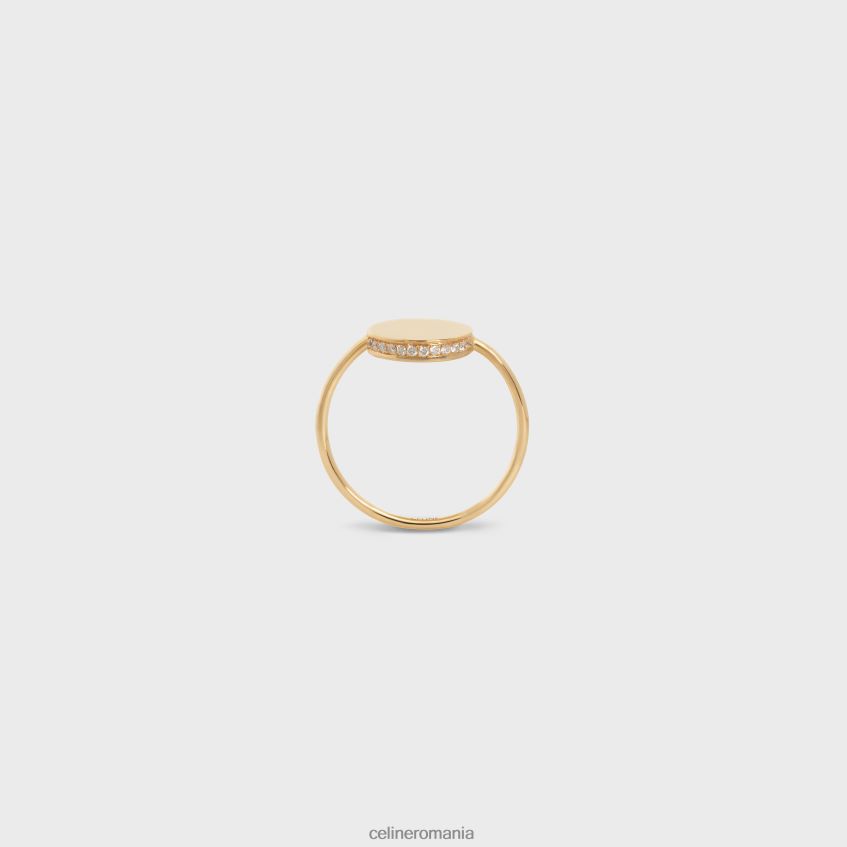 accesorii ro CELINE femei inel cu medalie cu diamante 8R6R601416