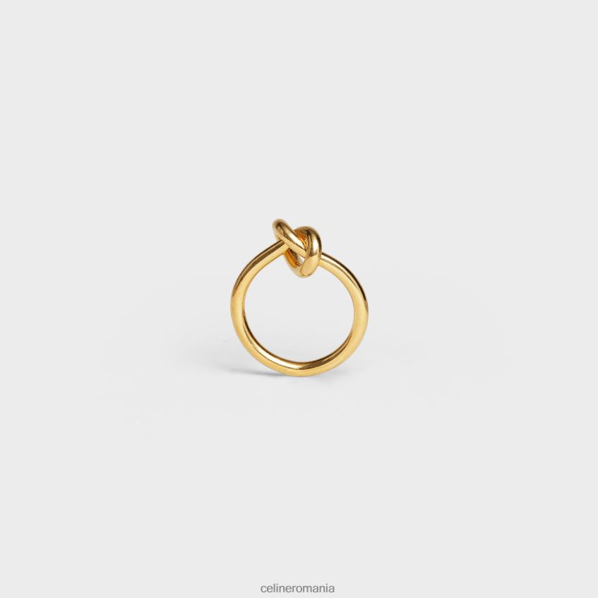 accesorii ro CELINE femei inel cu nod din alama cu finisaj 8R6R601375