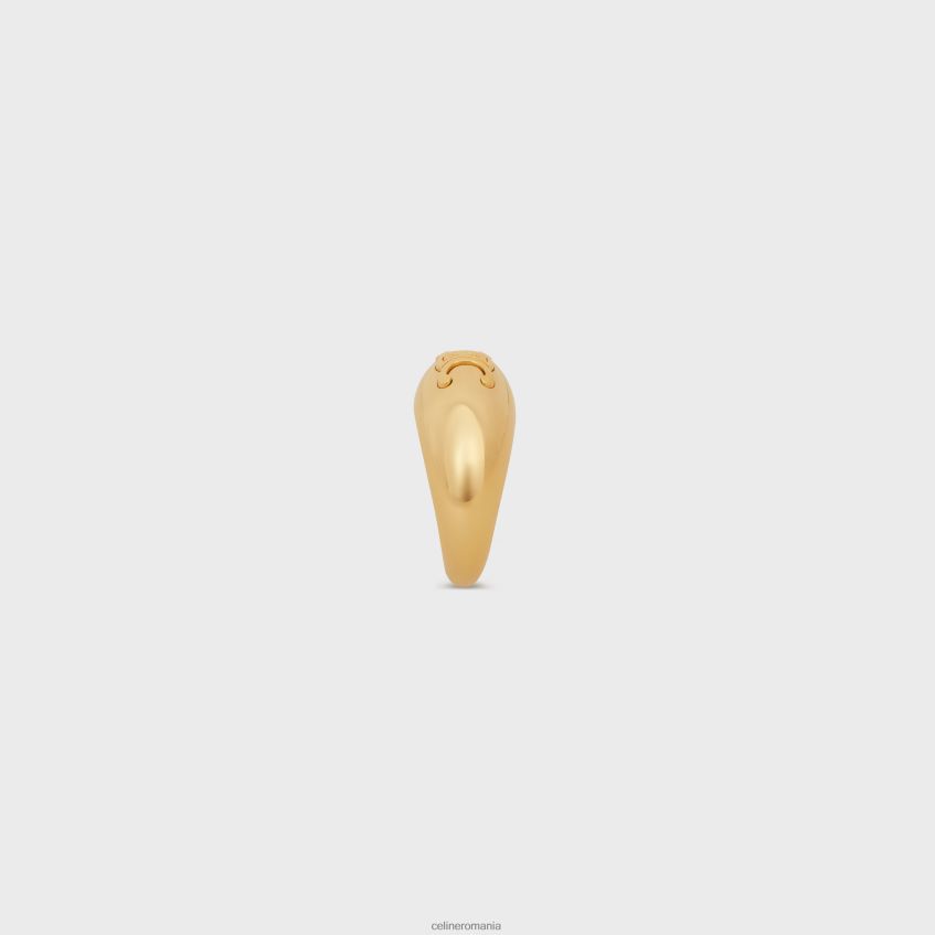 accesorii ro CELINE femei inel triomphe bold din alamă cu finisaj 8R6R601308