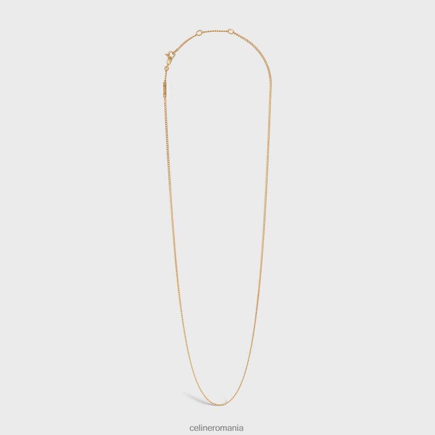 accesorii ro CELINE femei lant scurt separabile din alama cu finisaj 8R6R601359
