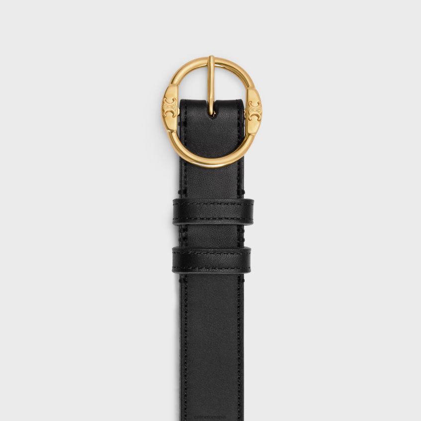 accesorii ro CELINE femei centură medie twin triomphe din piele de vițel vintage 8R6R601026