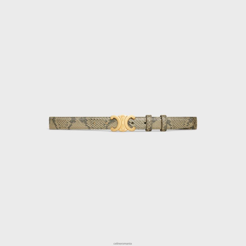 accesorii ro CELINE femei centura triomphe medie din piton sidefat 8R6R601023