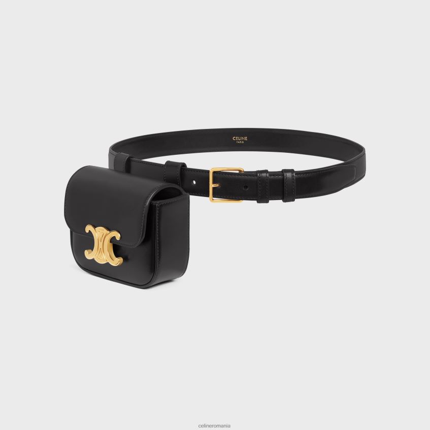 accesorii ro CELINE femei geanta curea triomphe centura din piele de vitel lucioasa 8R6R601095