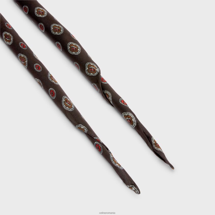 accesorii ro CELINE femei eșarfă subțire biscotto mătase charmeuse 8R6R601221