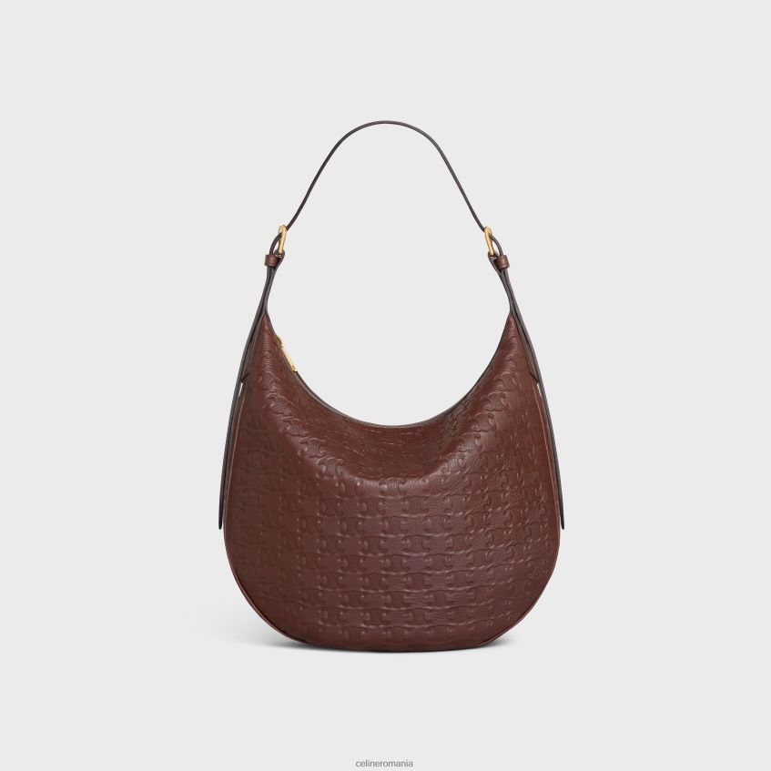 accesorii ro CELINE femei Geantă heloise cuir triomphe din piele de vițel suplă cu triomphe peste tot 8R6R6033