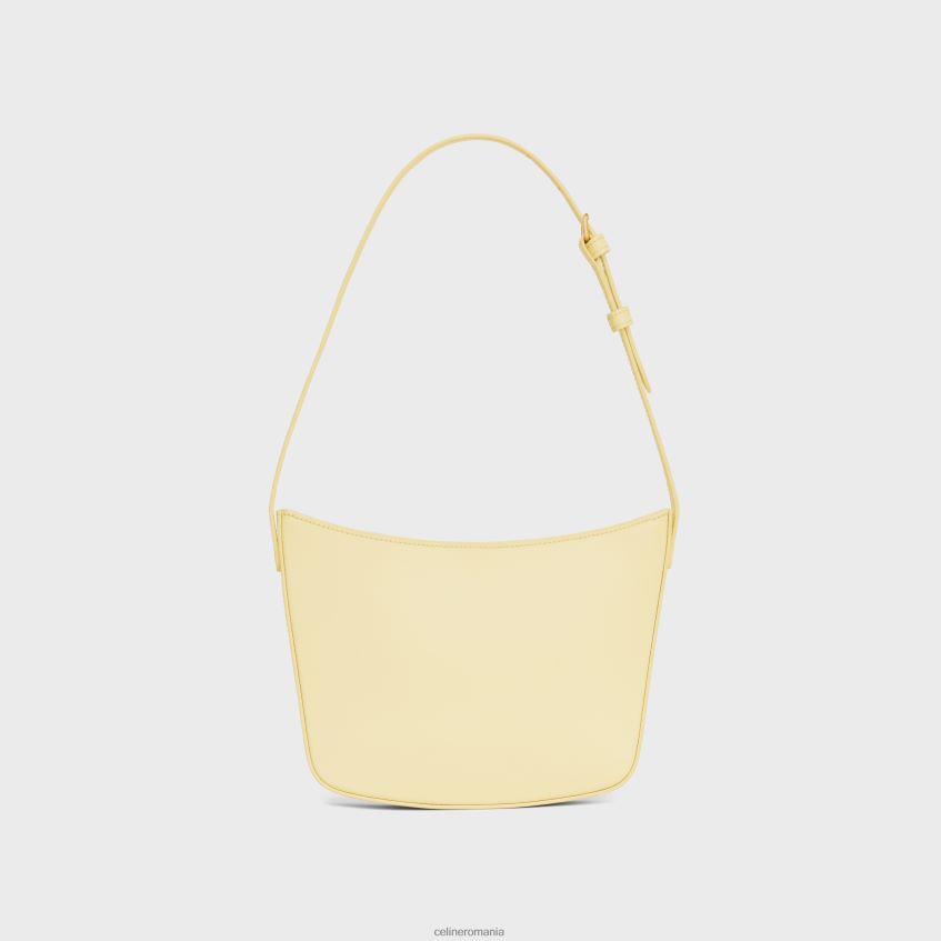 accesorii ro CELINE femei geantă croque medie din piele de vițel strălucitoare 8R6R60295