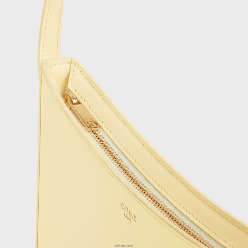 accesorii ro CELINE femei geantă croque medie din piele de vițel strălucitoare 8R6R60295