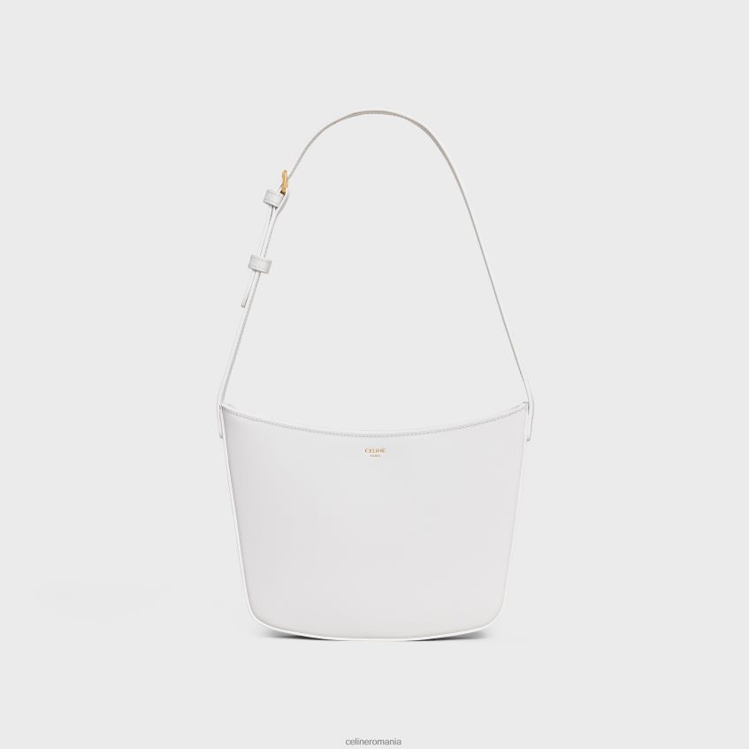 accesorii ro CELINE femei geantă croque medie din piele de vițel strălucitoare 8R6R60297