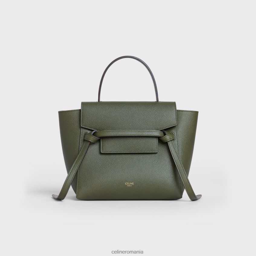 accesorii ro CELINE femei geantă nano curea din piele de vițel granulată 8R6R60270