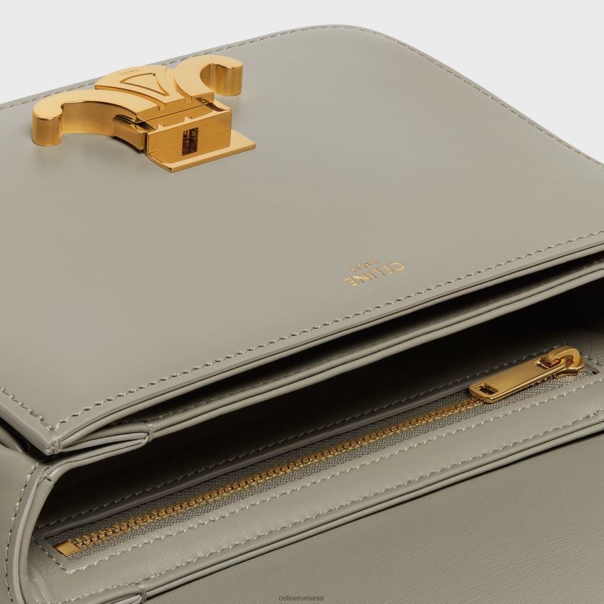 accesorii ro CELINE femei geantă pentru adolescenți triomphe din piele de vițel strălucitoare 8R6R60110