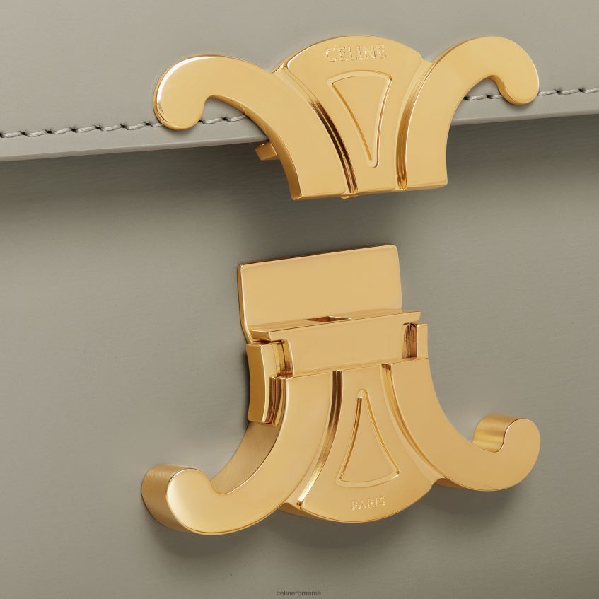 accesorii ro CELINE femei geantă pentru adolescenți triomphe din piele de vițel strălucitoare 8R6R60110