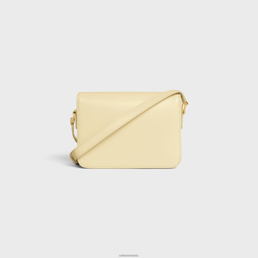 accesorii ro CELINE femei geantă pentru adolescenți triomphe din piele de vițel strălucitoare 8R6R60113