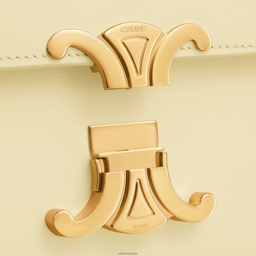 accesorii ro CELINE femei geantă pentru adolescenți triomphe din piele de vițel strălucitoare 8R6R60113