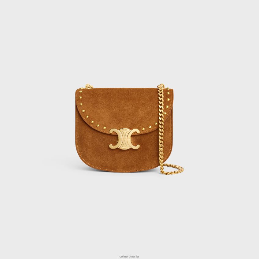 accesorii ro CELINE femei lant besace clea din piele intoarsa de vitel cu crampoane 8R6R60169