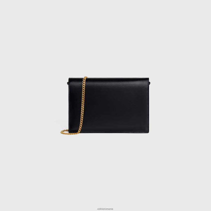 accesorii ro CELINE femei clutch soir din piele de vițel lucioasă 8R6R60392