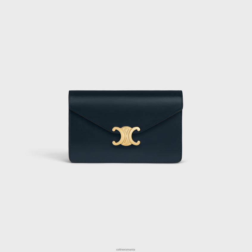 accesorii ro CELINE femei portofel pe lant margo din piele de vitel lucioasa 8R6R60314