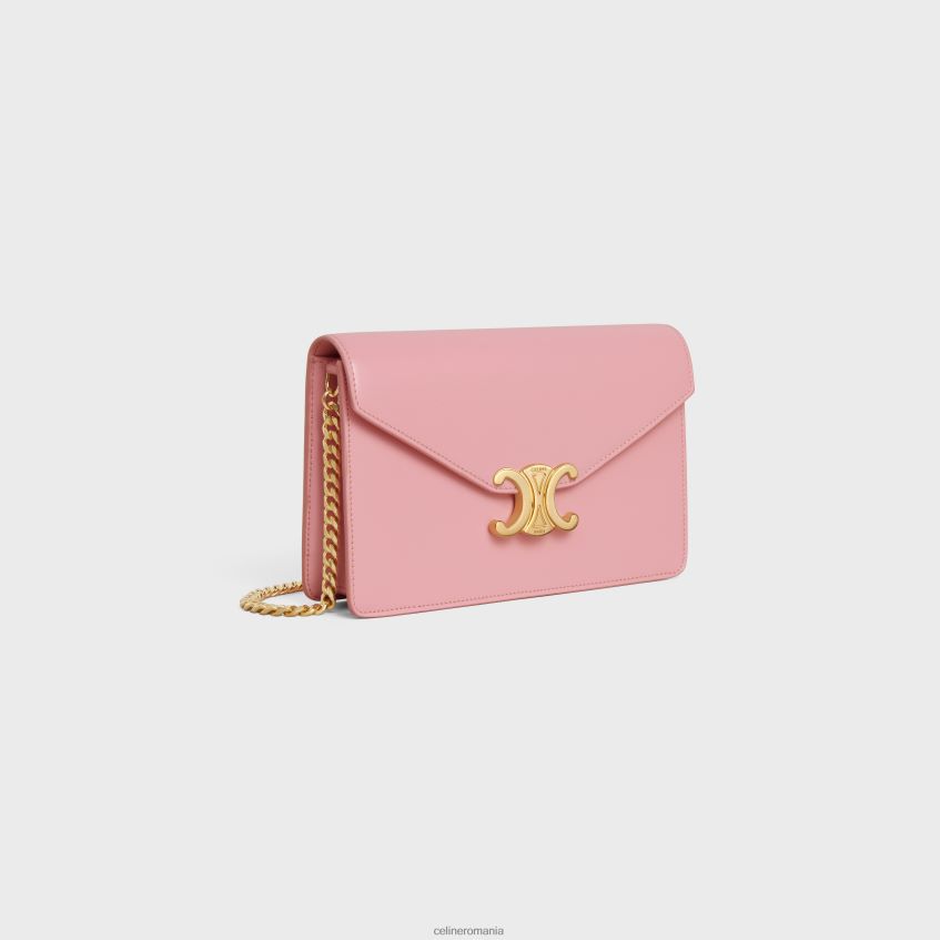 accesorii ro CELINE femei portofel pe lant margo din piele de vitel lucioasa 8R6R60317