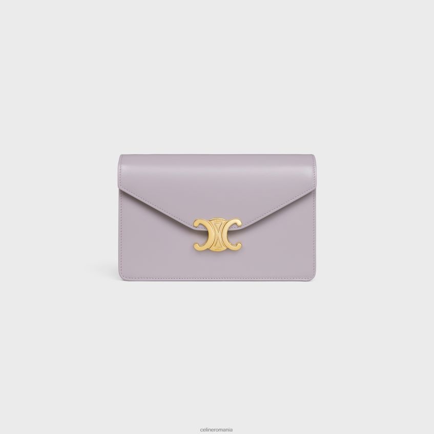 accesorii ro CELINE femei portofel pe lant margo din piele de vitel lucioasa 8R6R60354