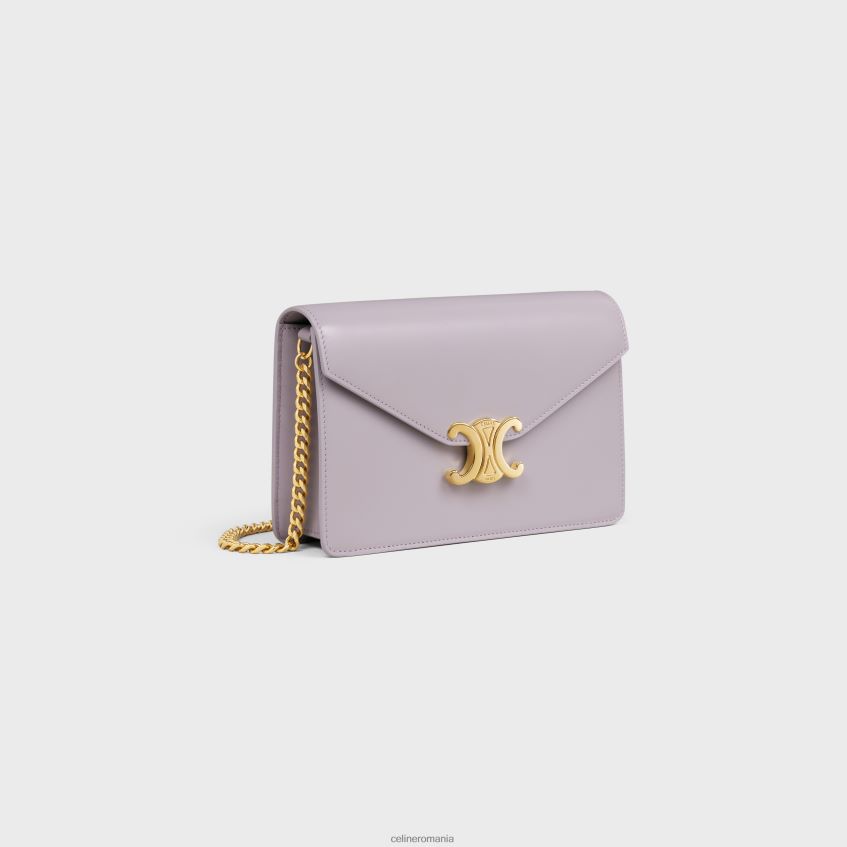 accesorii ro CELINE femei portofel pe lant margo din piele de vitel lucioasa 8R6R60354