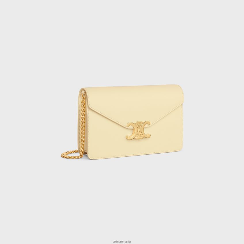 accesorii ro CELINE femei portofel pe lant margo din piele de vitel lucioasa 8R6R60355