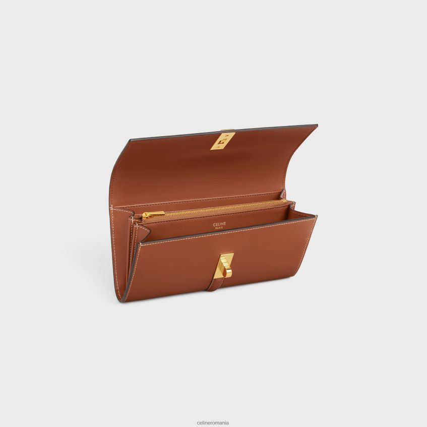 accesorii ro CELINE femei portofel mare 16 din piele de vițel lucioasă 8R6R60423