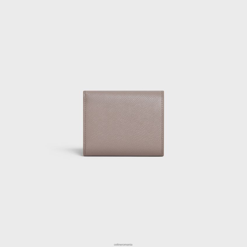 accesorii ro CELINE femei portofel mic trifold din piele de vițel granulată 8R6R60485
