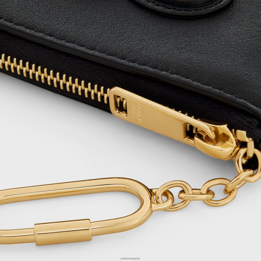 accesorii ro CELINE femei husă pentru monede și carduri cuir triomphe din piele de vițel netedă 8R6R60495