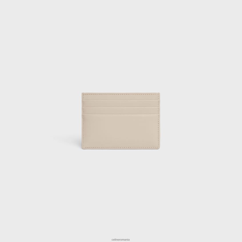 accesorii ro CELINE femei suport de card triomphe din piele de vițel lucioasă 8R6R60419