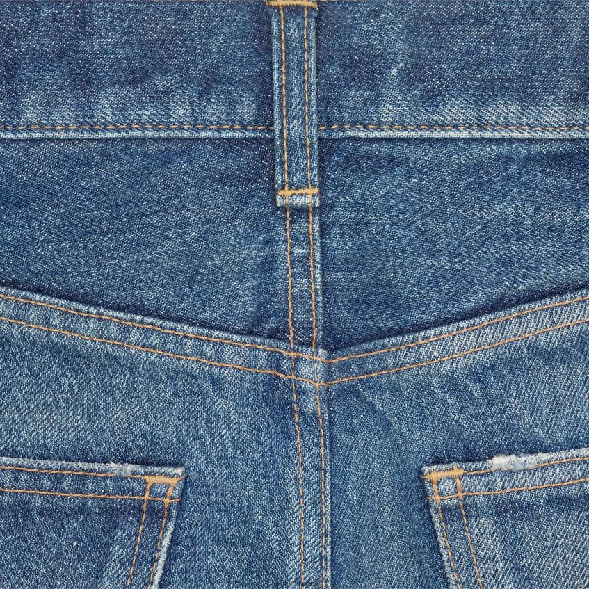 îmbrăcăminte ro CELINE femei blugi evazați din twill de denim 8R6R60864