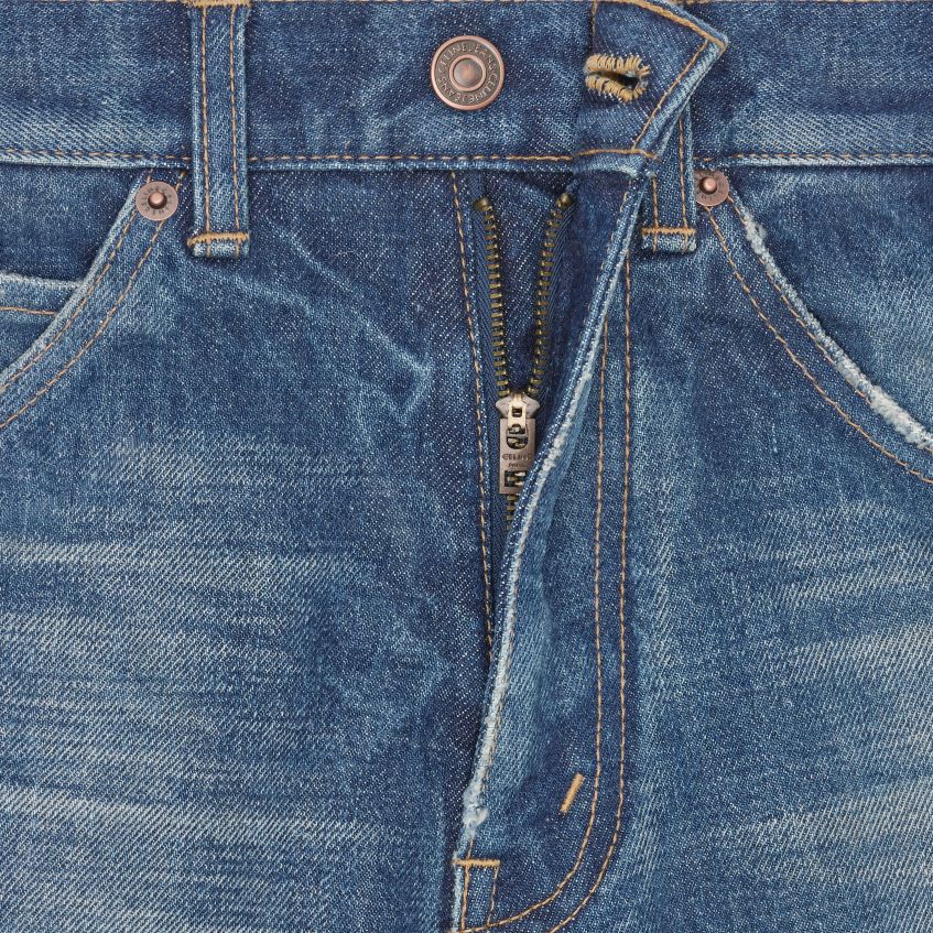 îmbrăcăminte ro CELINE femei blugi evazați din twill de denim 8R6R60864