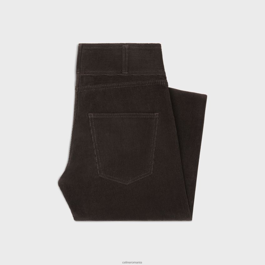 îmbrăcăminte ro CELINE femei blugi jane flare din catifea 8R6R60850