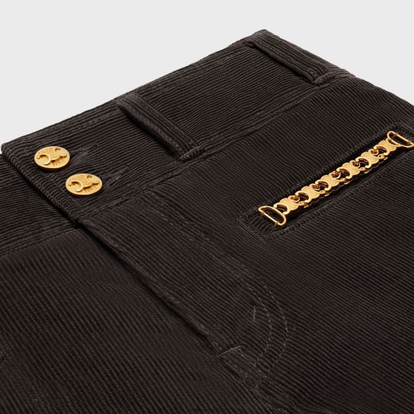 îmbrăcăminte ro CELINE femei blugi jane flare din catifea 8R6R60850