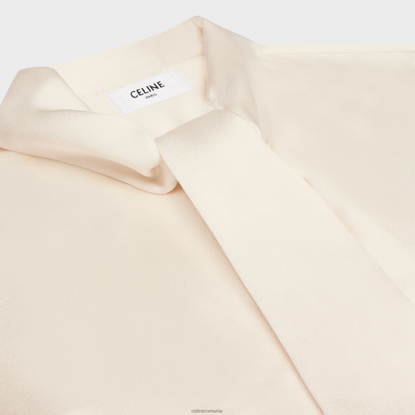 îmbrăcăminte ro CELINE femei cămașă romy din mătase satinată 8R6R60829