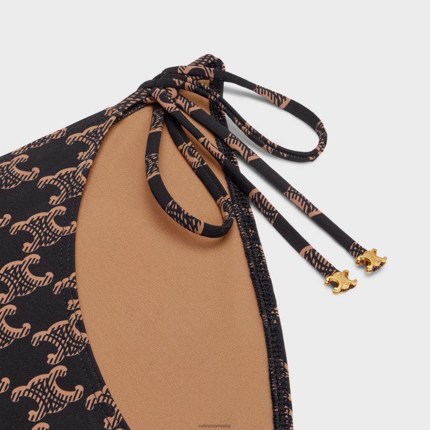 îmbrăcăminte ro CELINE femei fund de costum de baie din jerse monogram mat 8R6R60905