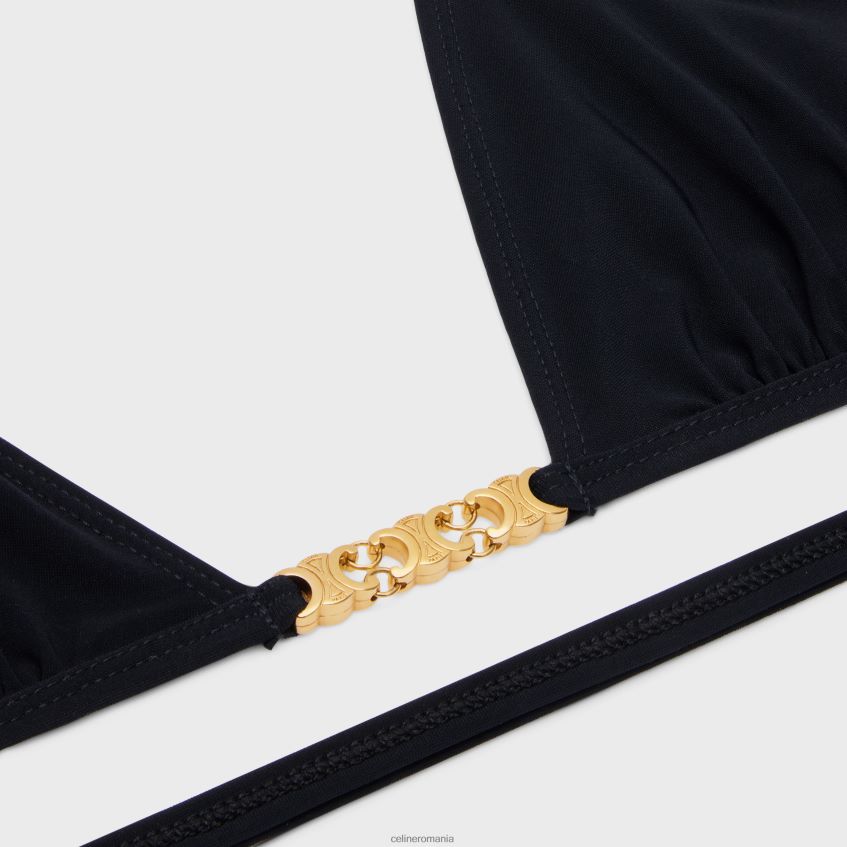 îmbrăcăminte ro CELINE femei top triunghiular triomphe din jerseu mat 8R6R60898