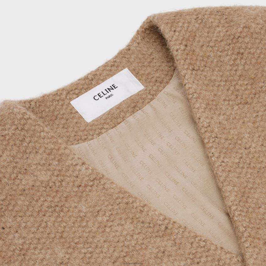 îmbrăcăminte ro CELINE femei cardigan supradimensionat din lana de alpaca 8R6R60694