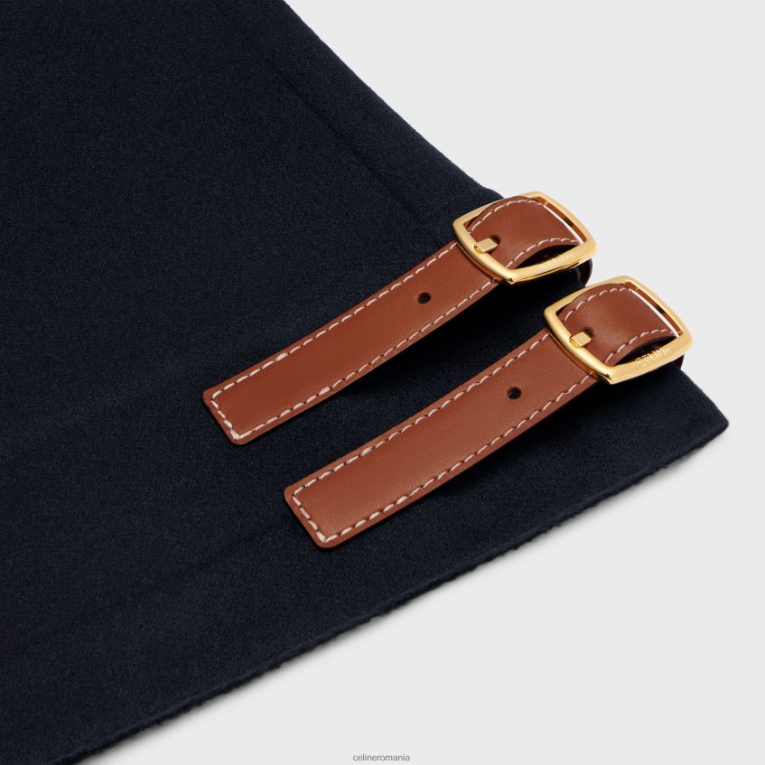 îmbrăcăminte ro CELINE femei geacă cu glugă din cașmir dublu față 8R6R60746