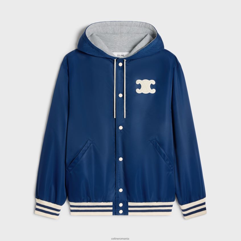 îmbrăcăminte ro CELINE femei geacă de pluș paris cu glugă din nailon 8R6R60667
