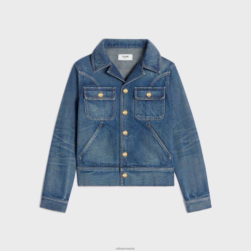 îmbrăcăminte ro CELINE femei geacă trucker din denim 8R6R60630